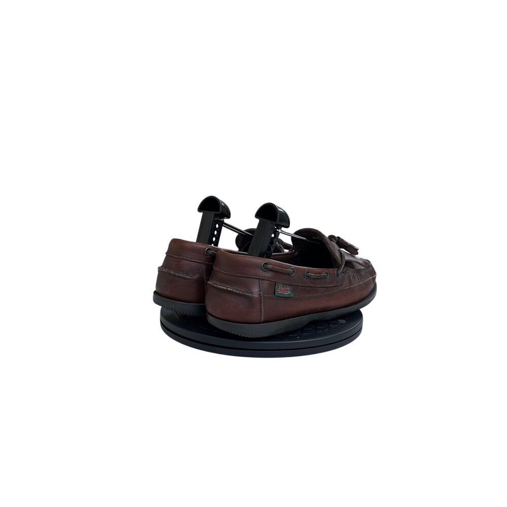 GH Bass Weejuns Penny Loafers Mens Size 10 Burgundy Leather Slip On Shoes Vtg - Picture 5 of 7